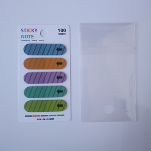 Bloc de notas autoadhesivo PET de 1,73x0,47 pulgadas al por mayor para planificador diario, lista de tareas pendientes de eventos de compras para estudiantes - Product Image 4