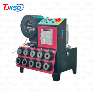 Automatic 1/8-2'' Special 4 Inch <strong>Wire</strong> Weaved <strong>Hose</strong> <strong>Wire</strong> Crimp Ferrule Machine Pressing Machine Price Quick Change Tool - Product Image 4