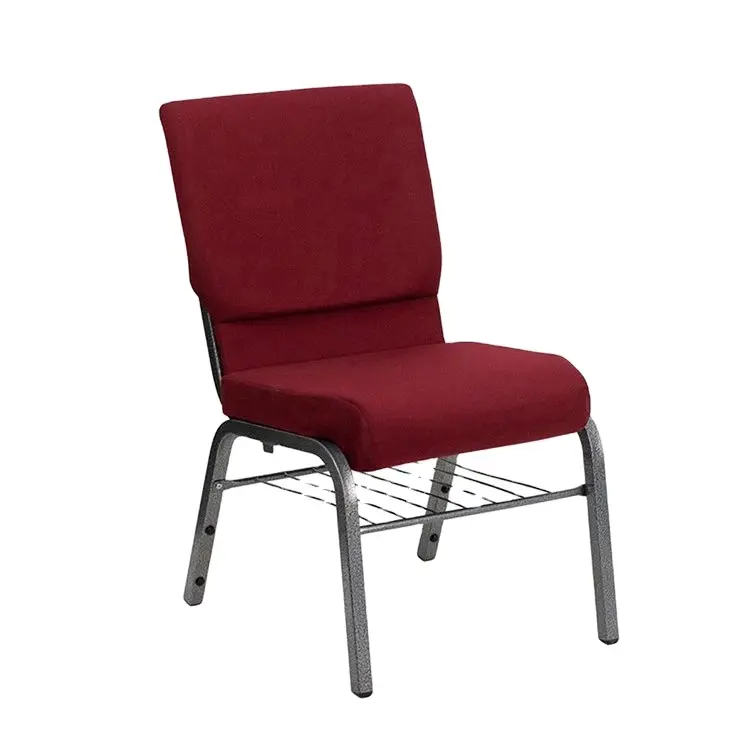 Impilabile utilizzato imbottito chiesa sedie per la vendita