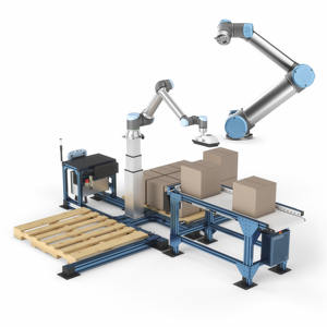 Metal Part 3C Universal <strong>Robot</strong> New UR7e UR12e China Pick and Place Gripper Positioner Robotic Arm Palletizing Workstation - Product Image 2