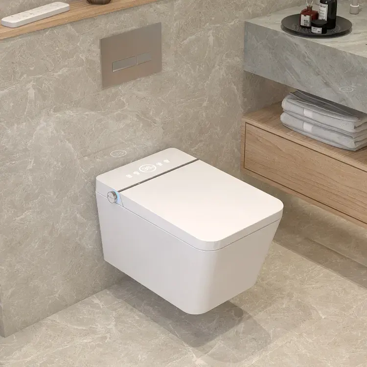 HANMEI Smart Hang Toilet App Control Smart Toilet Intelligent for Bathroom