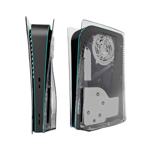 Nuova superficie liscia 3D stampato Logo puro trasparente custodia protettiva per la pelle del PC Cool Gaming Controller di ricambio - Product Image 5
