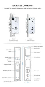 Tediton elektronik tuş takımı şifre kartı NFC 3D yüz tanıma dijital kamera ile akıllı kapı kilidi - Product Image 5