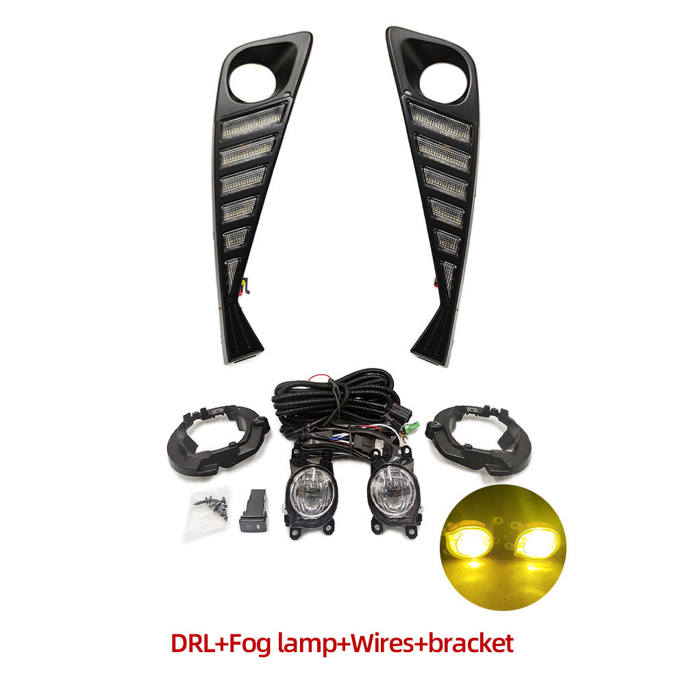 Ensemble antibrouillard jaune DRL