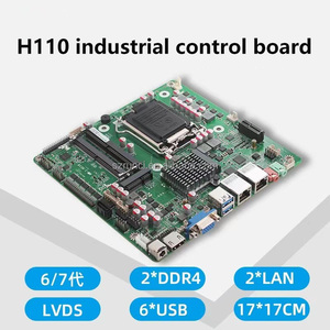 2024 Hot Sale IPC Motherboard <strong>Intel</strong> 6/7th Gen <strong>Core</strong> <strong>I3</strong>/5/7 LAG1151 CPU DC 19V Input <strong>Intel</strong> H110 - Product Image 2