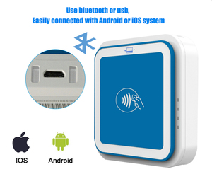 Mini lettore di Chip MPOS portatile Contactless pagamento con Smart Card USB tipo-C interfaccia lettore magnetico I9 - Product Image 4