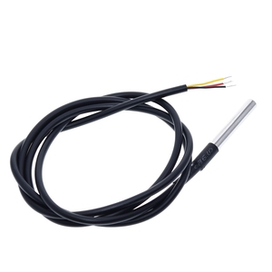Paquete de acero inoxidable DS1820 impermeable 1 2 3 metros DS18b20 sonda de temperatura sensor de temperatura 18B20 para Arduino nuevo