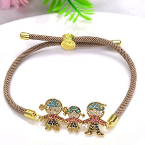 Pulseiras artesanais ajustáveis de corda vermelha, corda de fio para diy