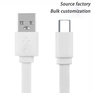 สายเคเบิลข้อมูลเส้นก๋วยเตี๋ยวเหมาะสำหรับ Android Huawei Apple และสายชาร์จโทรศัพท์มือถืออื่นๆสายเคเบิลข้อมูลชาร์จเร็ว USB1เมตร - Product Image 4