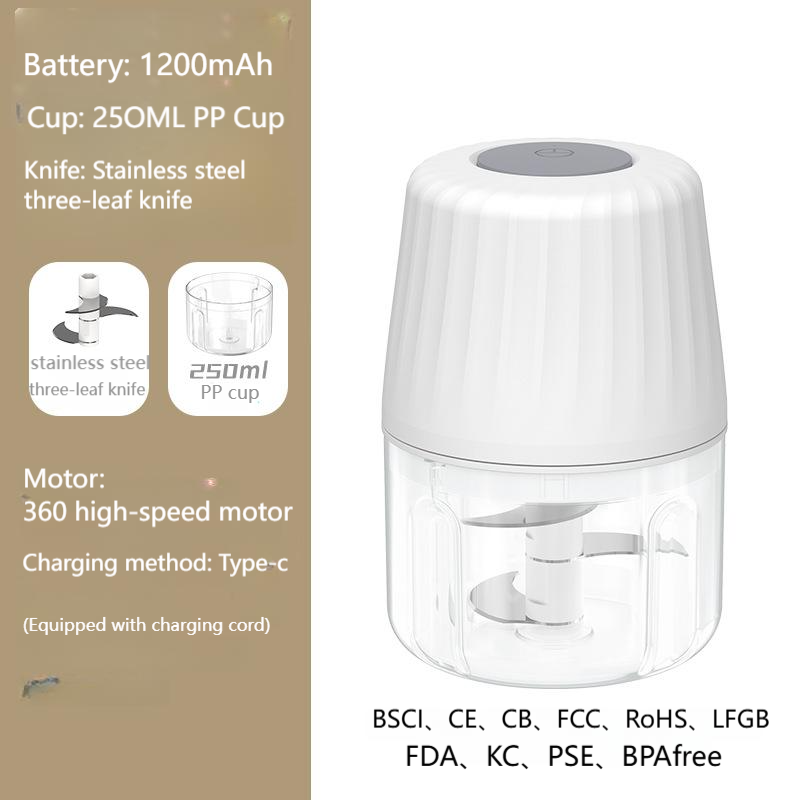 ขาว-250มล. PP (3ใบ)