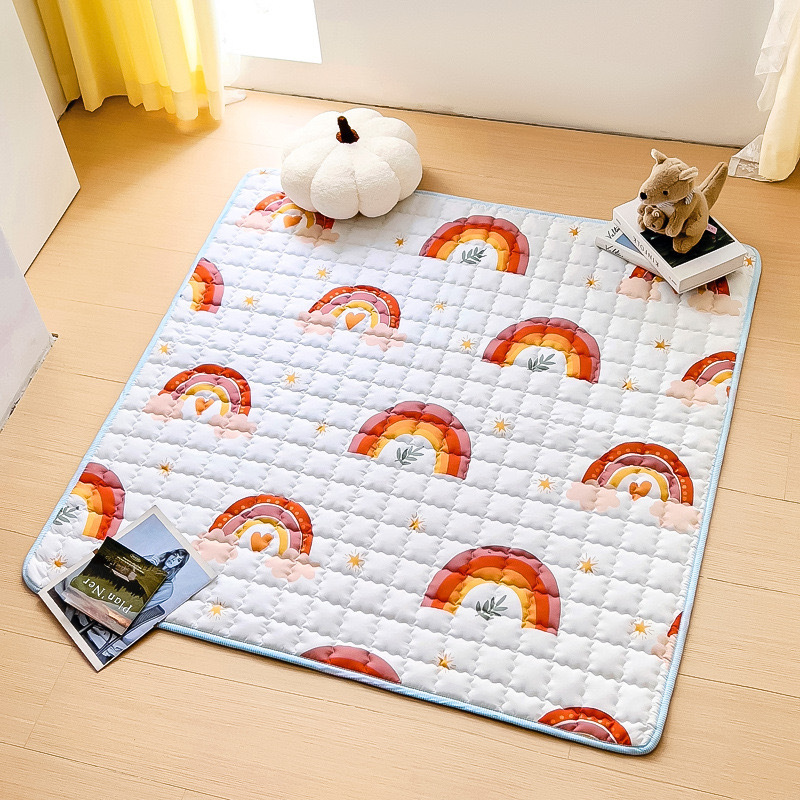 Rainbow Plush Mat