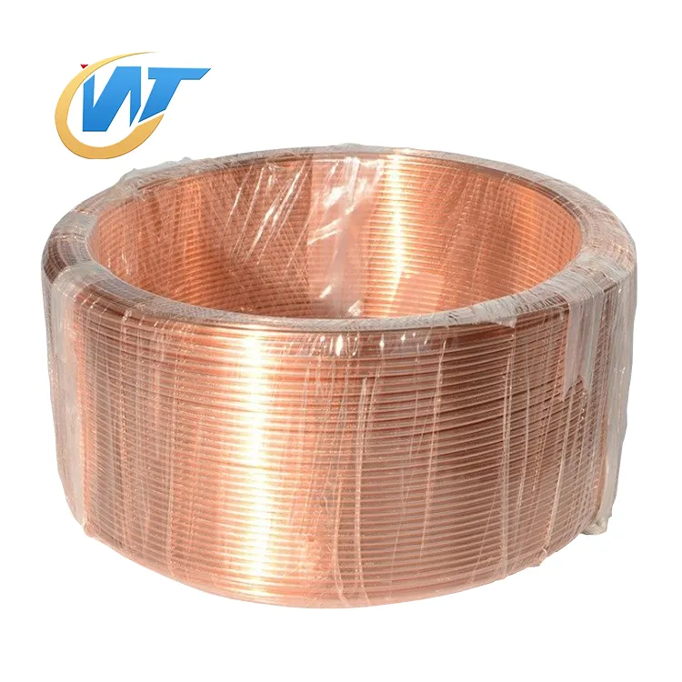 ASTM B280 3/8 1/4 Refrigeración tubo de cobre bobina tubo de cobre aire acondicionado refrigerador tubo de cobre