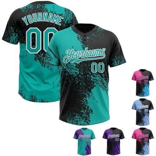 Aqua Green and Balck