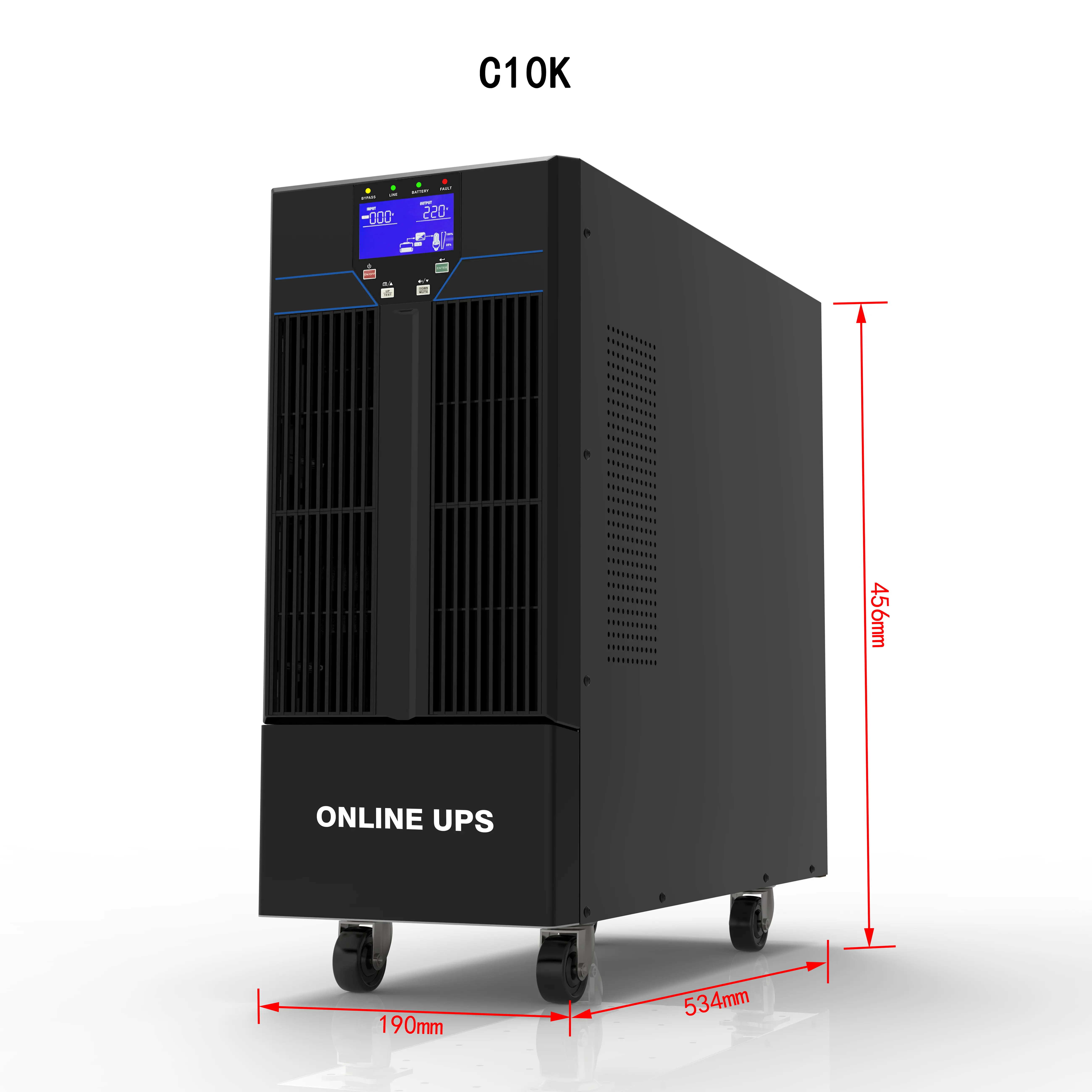 Онлайн схема UPS 10 ква 15 ква 20 кВА высокая частота 96 в 48 в