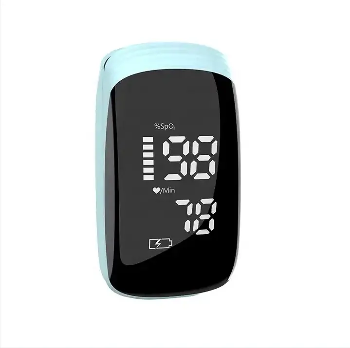 Vingerclip Home Pulse Oximeter Hartslagmeter Automatische Meting Zonder Knopmodus Bloedzuurstofmeter