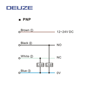 Alto rendimiento PD30LDK05N3 12 ~ 24V DC NPN/PNP Cable 2M reflexión difusa 500mm Sensor fotoeléctrico cuadrado Universal - Product Image 6