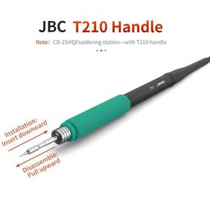 Stok orijinal JBC kartuş C210/C245 serisi bakır lehimleme uçları uyumlu T210/T245 CDS/CDB lehimleme için hassas kolu