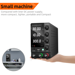 KUAIQU <strong>USB</strong> DC Laboratory Power Supply 30V 10A 100W Regulator Bench Switching Power Supply Preset Current ON/OFF <strong>Programmable</strong> PCB