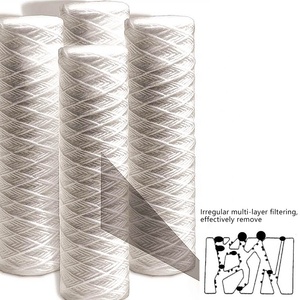 10&quot; X 2.5&quot; Full Flow <strong>String</strong> <strong>Wound</strong> Sediment Water <strong>Filter</strong> Cartridges 1 Micron Prefiltration New and for Retail Industry - Product Image 5