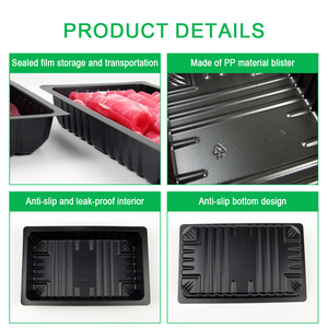 Food Grade Blister Pp Wegwerp Plastic Doos Bevroren Vlees Verpakking Lade Voor Opslag En Conservering - Product Image 2