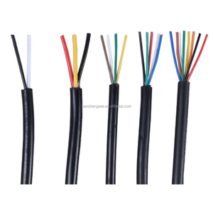 Factory <strong>Direct</strong> PVC RVV 300V 600V AWM VW-1 2464 RVVP <strong>Wire</strong> and Cable 3C 24AWG 2C 4C 5C 6C 8C 10C 12C 14C 16C 20C Waterproof Cable - Product Image 1