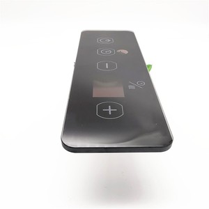 Pürüzsüz kenar 3mm temperli cam yarım şeffaf serigraf baskı elektrikli cihazlar temperli cam - Product Image 5