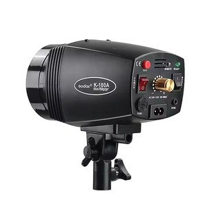 Küçük fotoğraf K-180A V/LED el feneri V kutu paketi için Godox 110 Mini Master Studio 220 180WS 45GN ön flaş fonksiyonu - Product Image 2