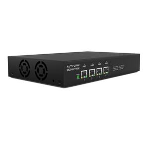 Conmutador de red 10G Base-T UTP de 4 puertos no administrado, compatible con POE, diseño Plug-and-Play, económico, NAS, PC, conmutador de red Stock