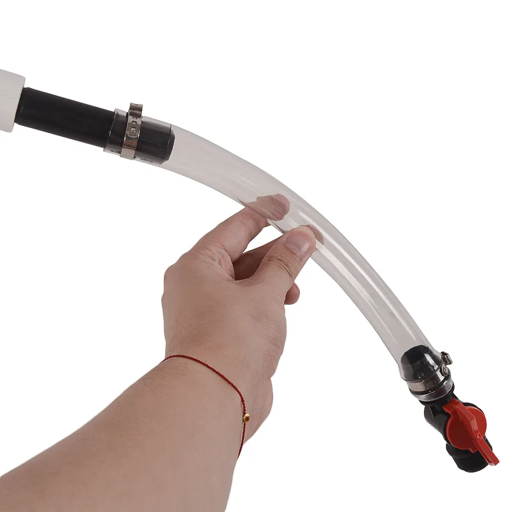 Manguera de PVC transparente a prueba de fugas para jarras de carreras, contenedor de lata de Gas, tanque Flexible para motocicleta, Relleno de Combustible, fácil de instalar, 14 pulgadas