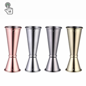 โรงงานโดยตรงในสต็อก/สินค้าคงคลัง Bar jigger โลโก้ที่กำหนดเอง barware jigger สำหรับค็อกเทล - Product Image 2