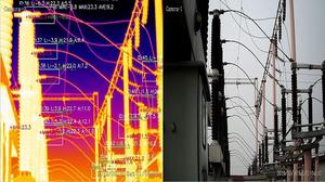การตรวจสอบความร้อนการตรวจสอบวัดอุณหภูมิ IR กล้องถ่ายภาพความร้อนกล้อง IP - Product Image 6