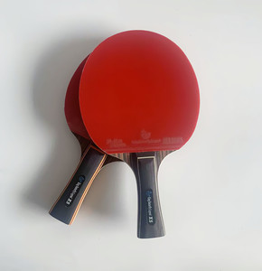 X5 Professional Carbon Table Tennis Racket 7-Layer Customised <strong>Arc</strong> with Coloured Rubbers Enhanced Performance