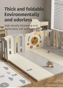 משחקי תינוק זוחל גדר מגנה ילדים של גדר סלון שטיחי קומה טיפוס מחצלת בית שעשועים - Product Image 3