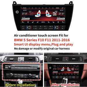 Krando digitale AC Touch Screen per BMW 3 serie 5 X5 X6 2011-2022 di aria condizionata per auto pannello climatizzatore Display LCD - Product Image 3