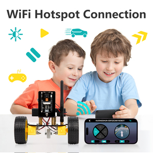 Robotlinking nuevo 2WD Smart Robot Car Kit Wifi ESP32 Camera Starter Kit para programar STEM Smart Car Para r3 para Arduino