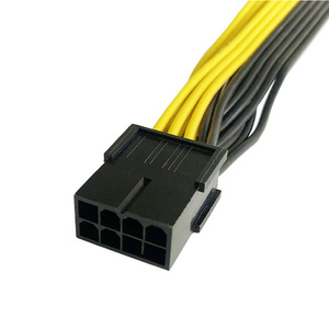 PCI-e 8pin FeMale to Dual 8Pin (6+2) Male GPU Computer Power <strong>Cable</strong> for Graphics Video Card