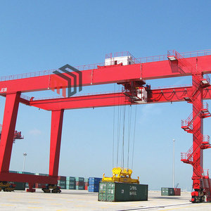Mega Terminal raylı hub konteyner taşıma için çin tamamen elektrik düşük OPEX RMG ray monteli portal vinç - Product Image 6