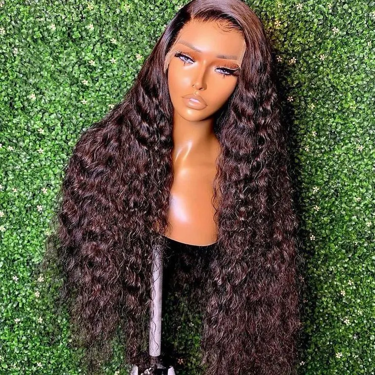 Peruca Dianteira Do Laço Do Cabelo Humano Para Mulheres Negras Atacado Peruca De Cabelo Humano Brasileiro 30 Inch Deep Wave 13X4 13X6 HD Lace Frontal Peruca