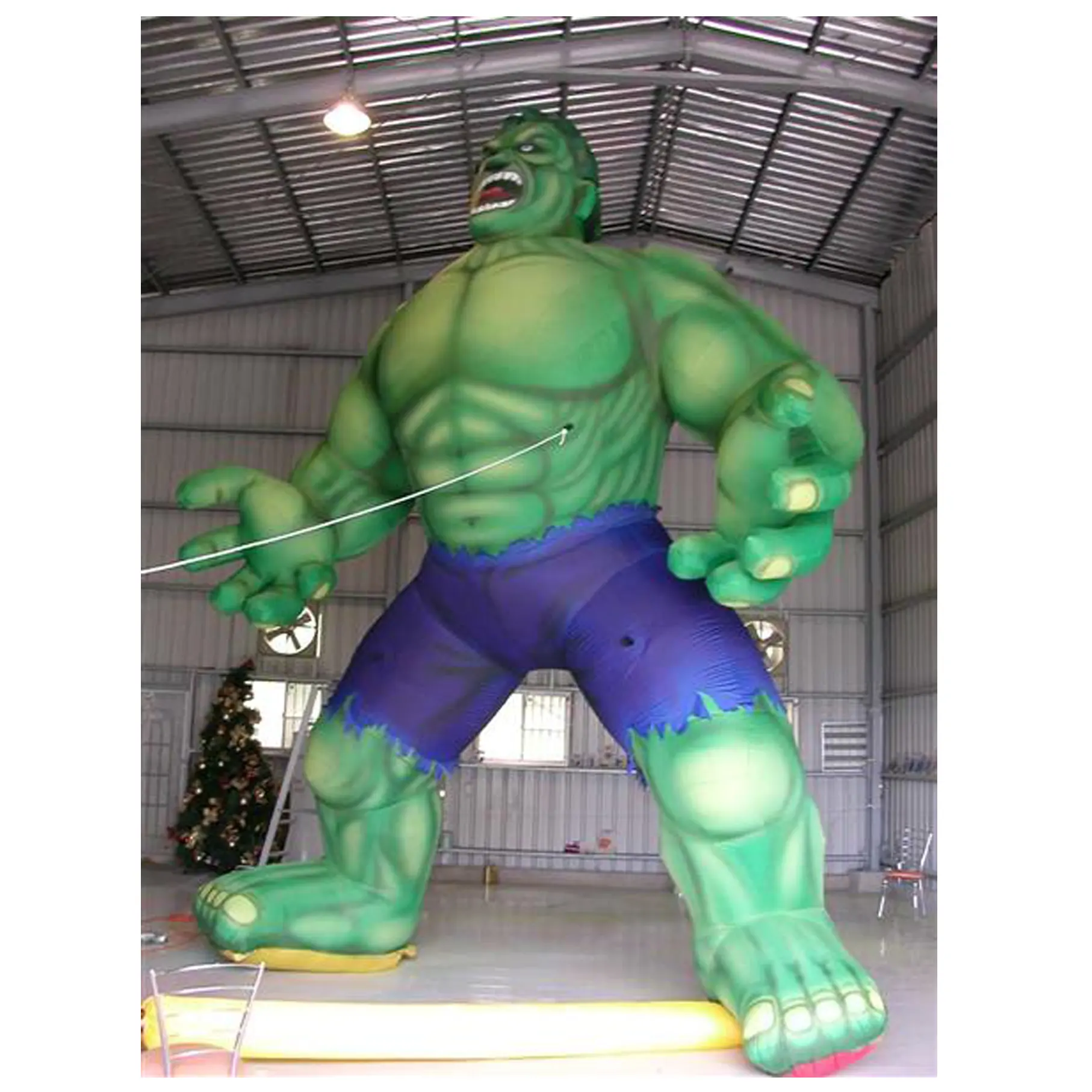 Film Karakter Giant Opblaasbare Hulk Monster Modellen Voor Reclame