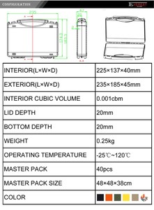 汽车修理工具套装通用家用手工PP工具箱订购塑料工具箱储物箱箱碳钢钻头 - Product Image 6