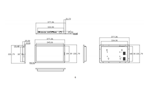 Display touch capacitivo Android 15.6 pannello LCD Android 11 con custodia in alluminio 1920x1080p 15.6 pollici tutto in una macchina - Product Image 6