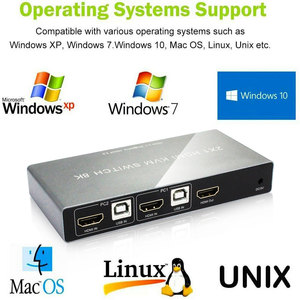 New Product Usb 2.0 <strong>Kvm</strong> <strong>Switch</strong> 8k 60hz hdmi <strong>Kvm</strong> Switcher <strong>Output</strong> HDMI <strong>1</strong> HDMI and USB-B 2 <strong>Input</strong>