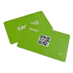 NFC Forum etiketi 4 tipi NDEF biçimlendirilmiş 424 DNA yazma korumalı özel NFC çip kartvizit PVC QR kodu - Product Image 4