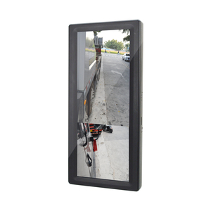 Monitor de ponto cego do caminhão 12.3 ", tela IPS 1080P AHD com câmera dupla, sistema universal de visão lateral