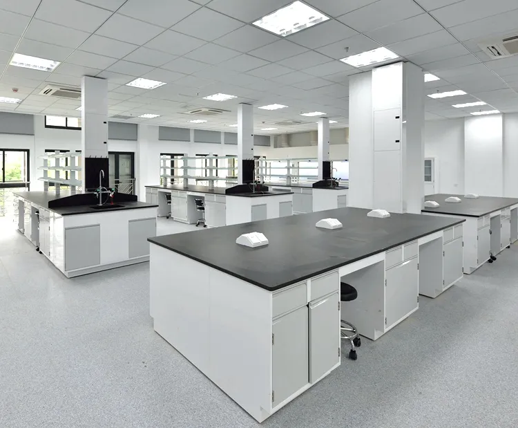 Équipement de laboratoire médical physique table de laboratoire table de travail en métal pour meubles d'instruments de laboratoire