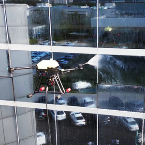 طائرة بدون طيار لتنظيف الزجاج ذاتية التشغيل من Joyance ، نظام مياه نقية مبتكر عالي الضغط ، منظفات عالية الكفاءة - Product Image 3