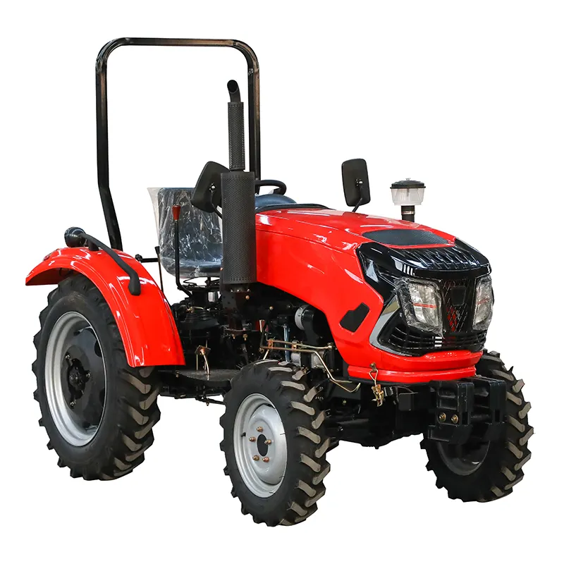 25hp 254 4WD 4 çekişli mini çiftlik tarım traktor el yürüyüş çin yeni traktör