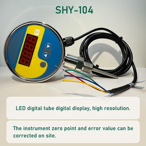 Display de temperatura LED de 4 dígitos com ajuste no local IP65 impermeável caso aço inoxidável <span class=keywords><strong>PT100</strong></span> <span class=keywords><strong>Sensor</strong></span> de entrada