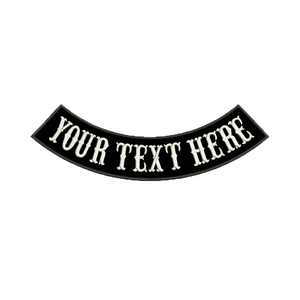 カスタムボトムロッカー刺Embroideredパッチカスタムあなたのテキスト文字はジャケットのバイカー刺Embroideryパッチの鉄に名前を付けます - Product Image 6