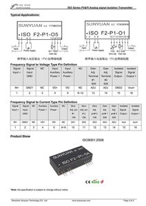 Convertitore di frequenza di tensione 3000VDC isolato 4-20mA generatore di segnale condizionatore per la programmazione PLC - Product Image 4